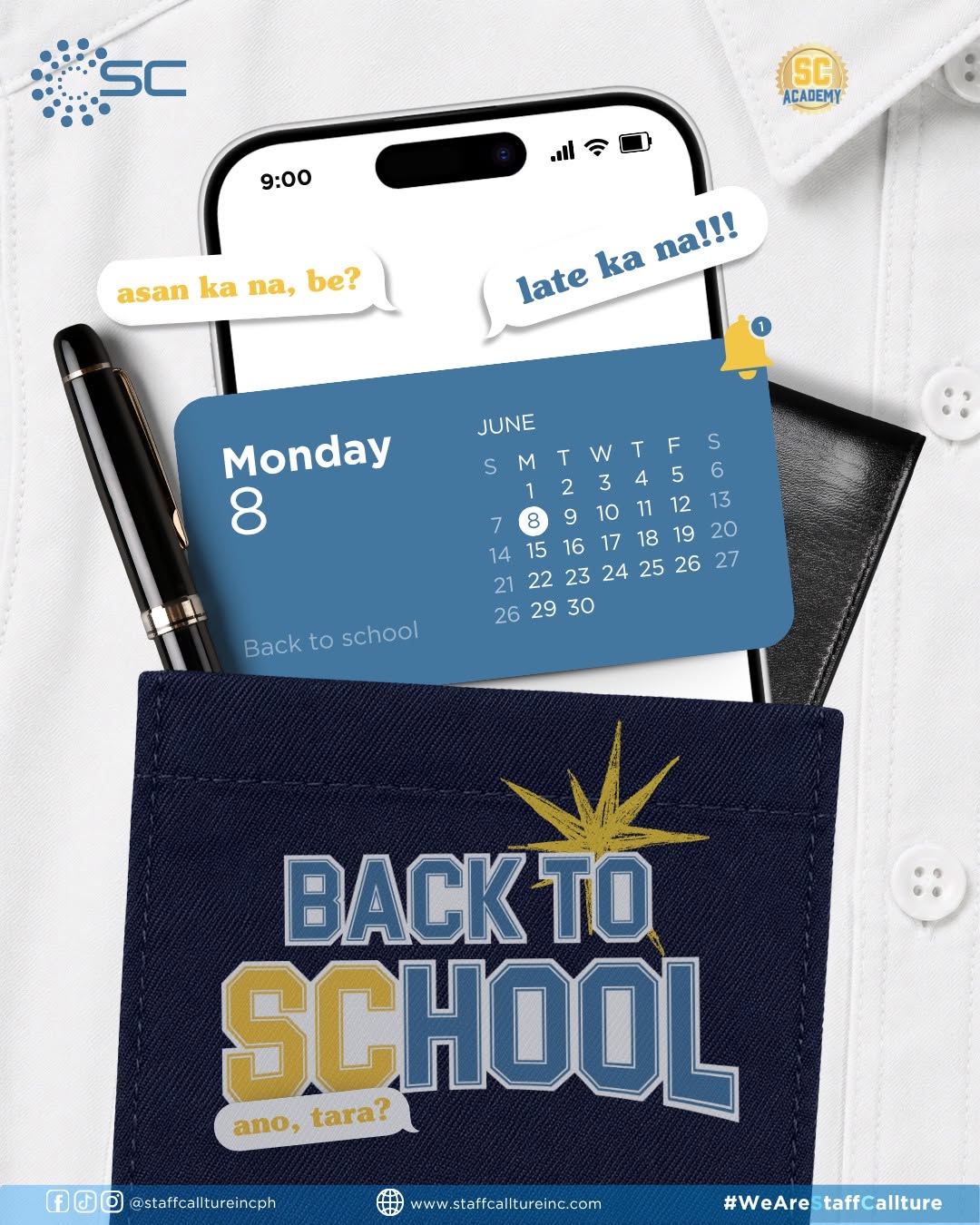 Back to School at Staff Callture